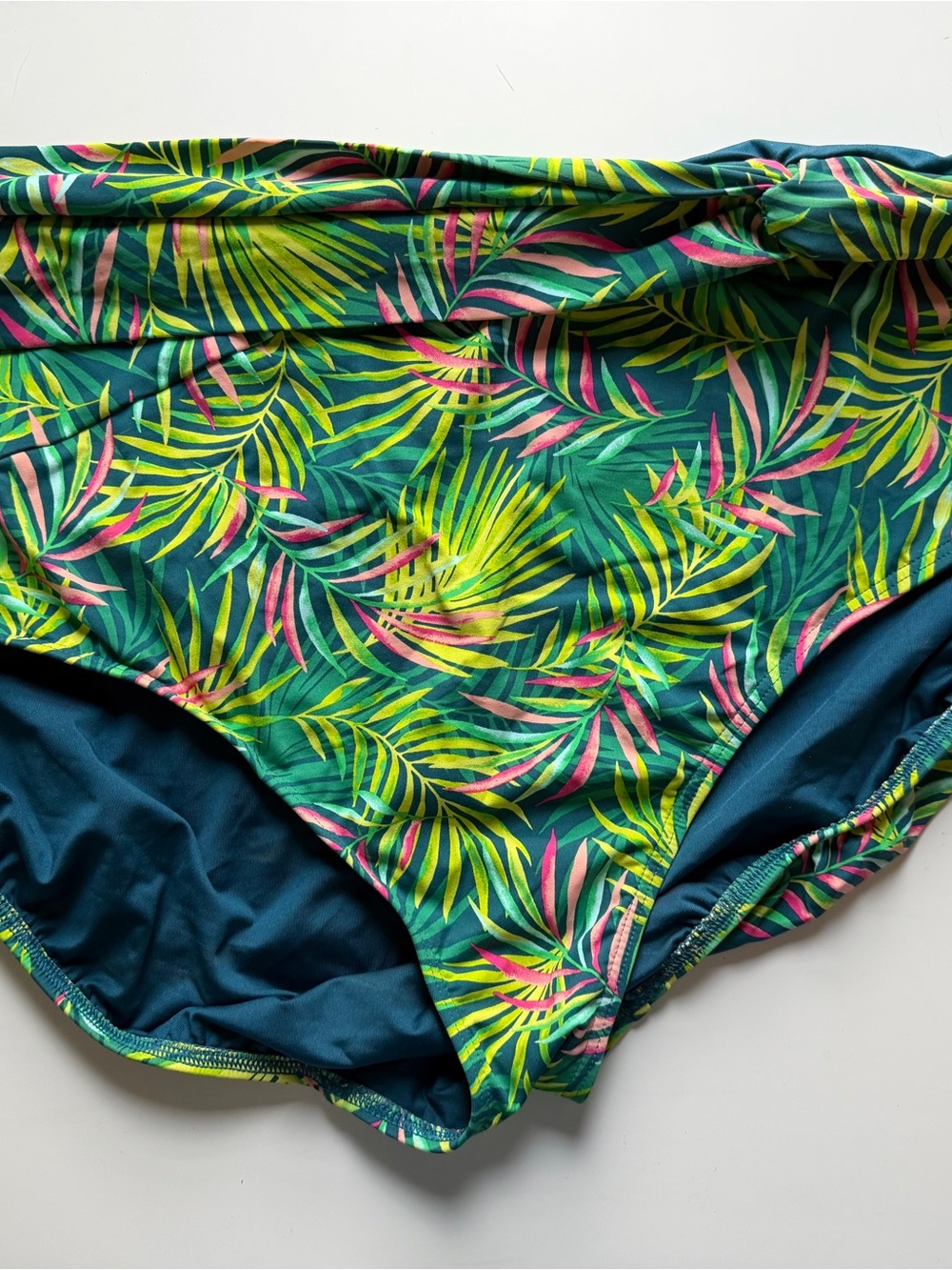 Lands' End tropical bikini bottoms 26W